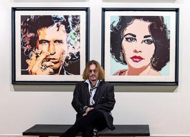 Johnny Depp también pinta... y vende muy bien