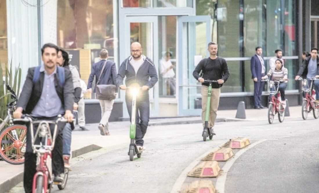Scooter en CDMX. Foto: Especial