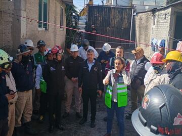 Atienden toma clandestina de hidrocarburos en alcaldía Miguel Hidalgo; Myriam Urzúa y autoridades de Pemex en el sitio