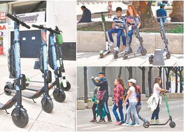 Escala pugna por permisos para scooters