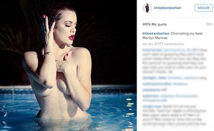 Una Kardashian se compara con Marilyn Monroe