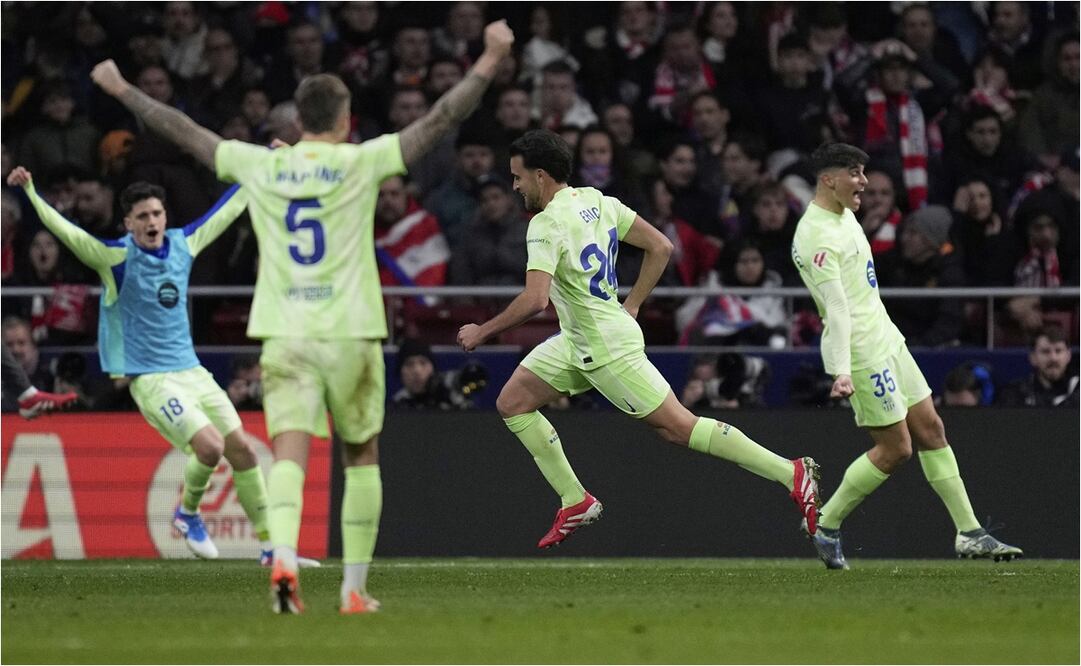 FOTO: AP - Barcelona muestra su categoría; derrotó con autoridad al Atlético de Madrid
