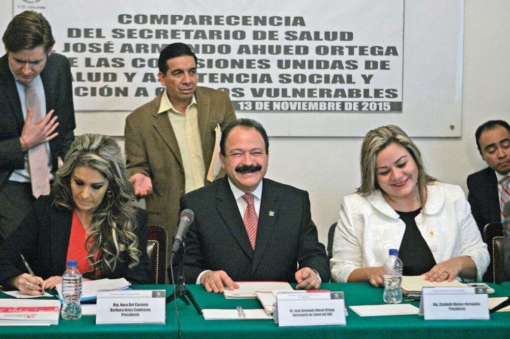 En su comparecencia, Armando Ahued destacó la importancia a nivel internacional del programa El Médico en tu Casa (ALEJANDRO ACOSTA. EL UNIVERSAL)