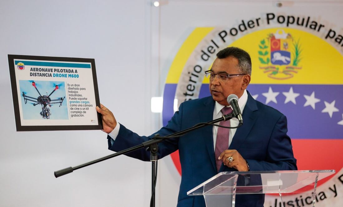 Nestor Reverol indicó que dos drones fueron desarticulados con inhibidores de señal (Foto: Reuters)