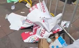 Evento político en Tlatelolco deja 2.5 toneladas de basura; alcaldía Cuauhtémoc reclama a organizadores  