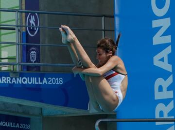 Paola Espinosa y Carolina Mendoza ganan medalla en trampolín de un metro