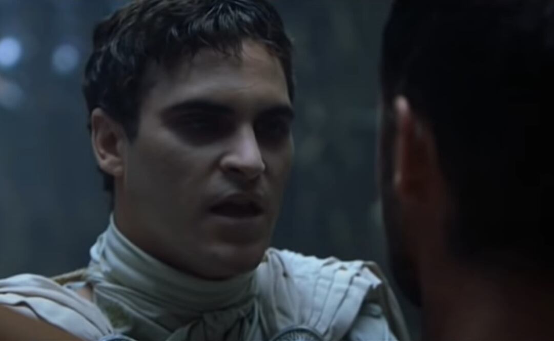 Joaquin Phoenix en una escena de "Gladiator". Foto: Captura