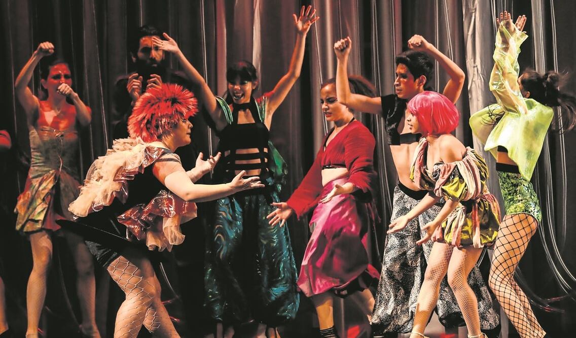 Imagen de 2018 de la ópera El juego de los insectos, del compositor Federico Ibarra, en el Teatro del Palacio de Bellas Artes, con la Compañía Nacional de Ópera. La puesta en escena fue de Claudio Valdés Kuri. Foto: Archivo/ EL UNIVERSAL