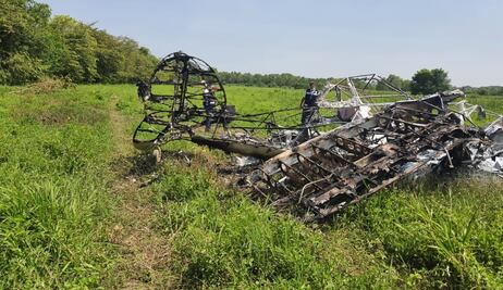 Se desploma aeronave que fumigaba plantíos de plátano en Tabasco 
