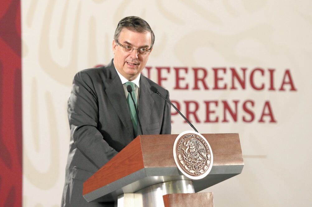 El canciller Marcelo Ebrard indicó que el despliegue de la Guardia Nacional en la frontera sur ya se concretó. Foto/ CARLOS MEJÍA. EL UNIVERSAL