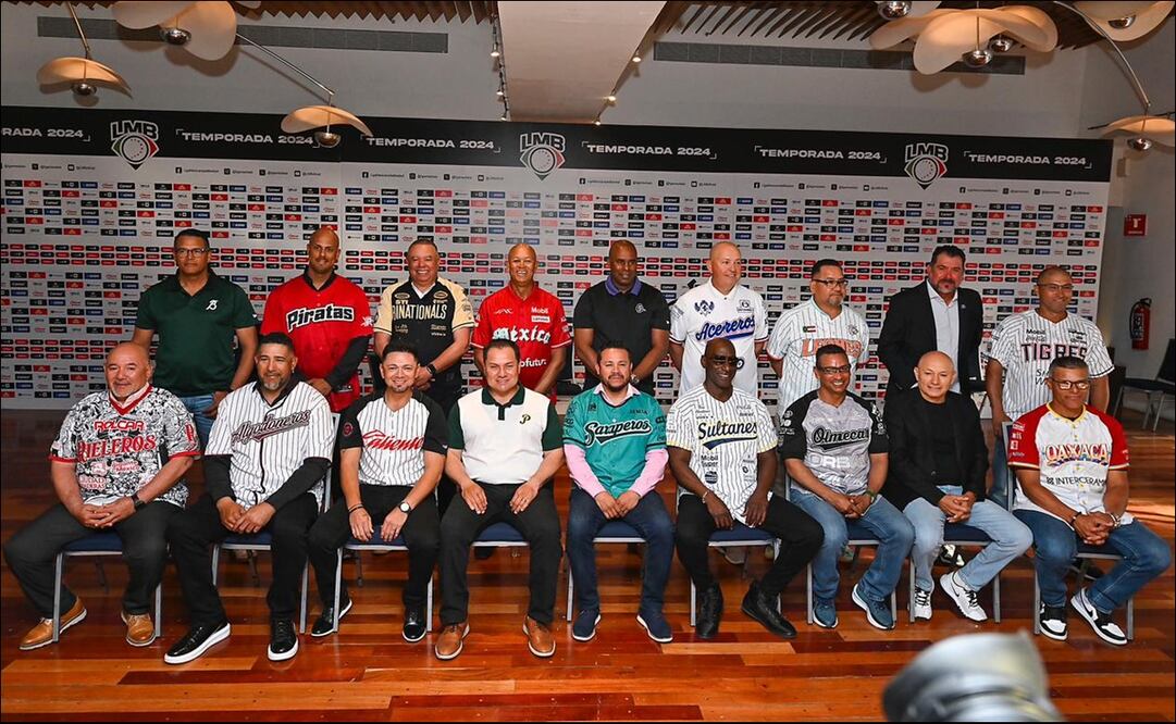 La Liga Mexicana de Beisbol realiza su Día de Medios de cara al inicio de la temporada 2024 - Foto: Miguel Flores / EL UNIVERSAL