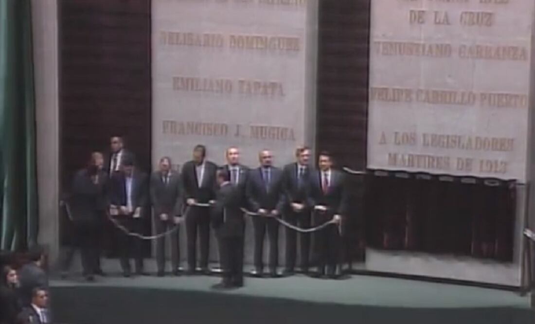 Frente a una asamblea a reventar y gritos como el “¡Goya!” y “¡2 de octubre no se olvida!”, comenzó el acto conmemorativo. FOTO: ESPECIAL