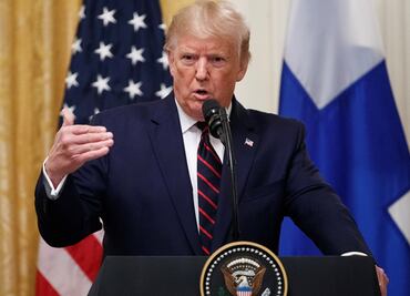 Donald Trump estalla durante conferencia de prensa en la Casa Blanca