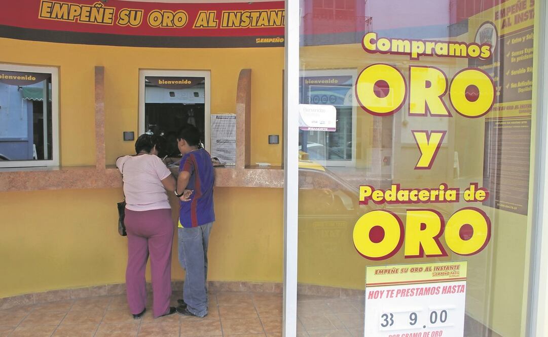 El gobierno plantea cobrar 5% a los bienes dados en prenda que no sean recogidos en casas de empeño. Foto: Archivo. El Universal