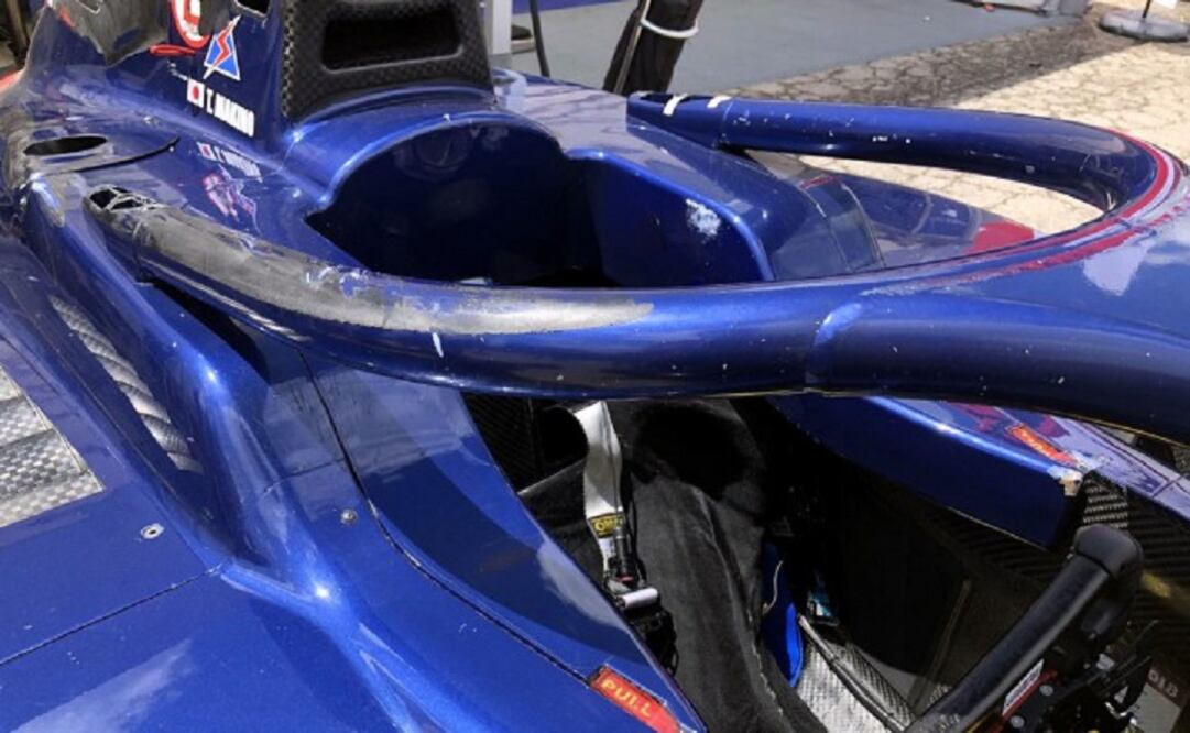 El halo sólo sufrió un raspón