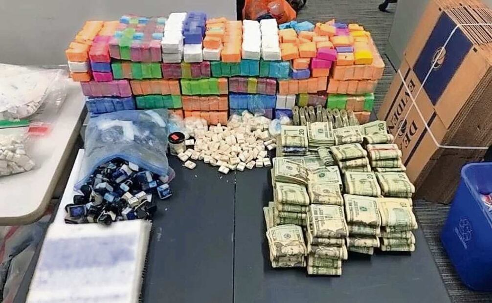 Decomiso de fentanilo en suelo estadounidense. Foto: Cortesía DEA