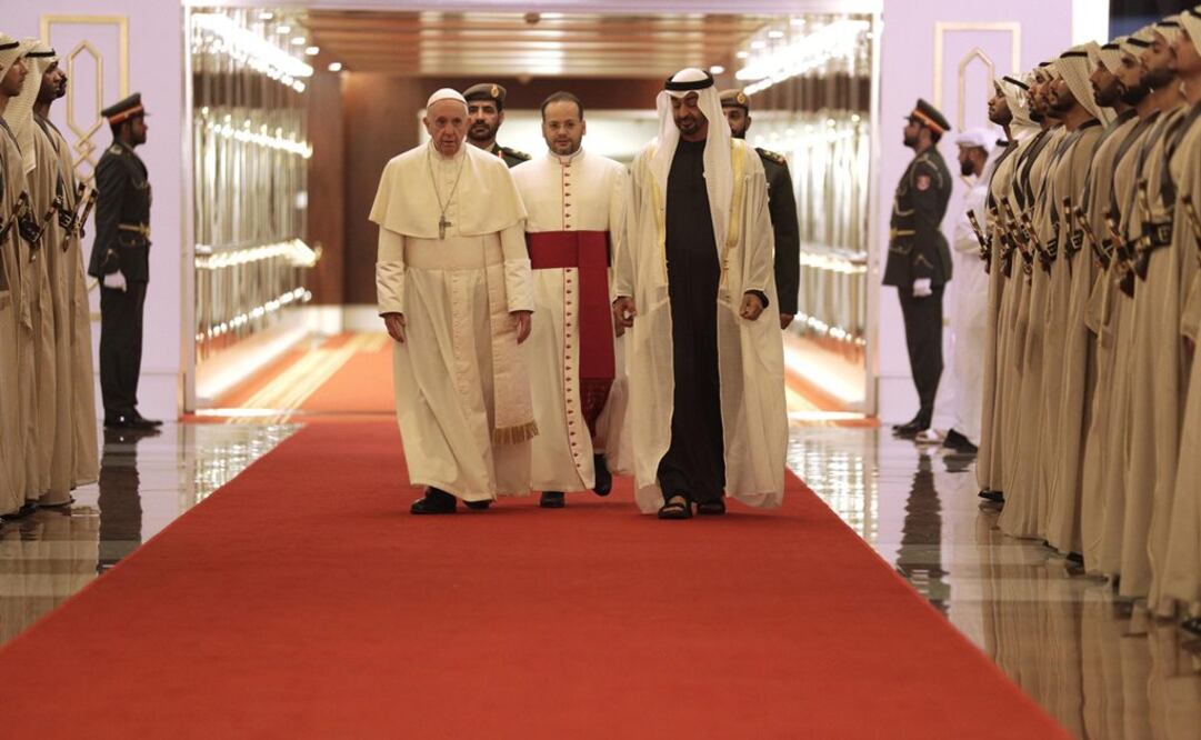 Papa Francisco llega a Emiratos Árabes (Foto: EFE)