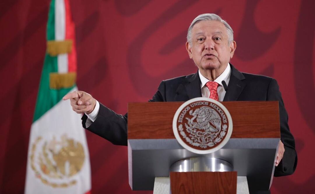 El presidente Andrés Manuel López Obrador en conferencia mañanera de este lunes (Foto: Iván Stephens / EL UNIVERSAL)