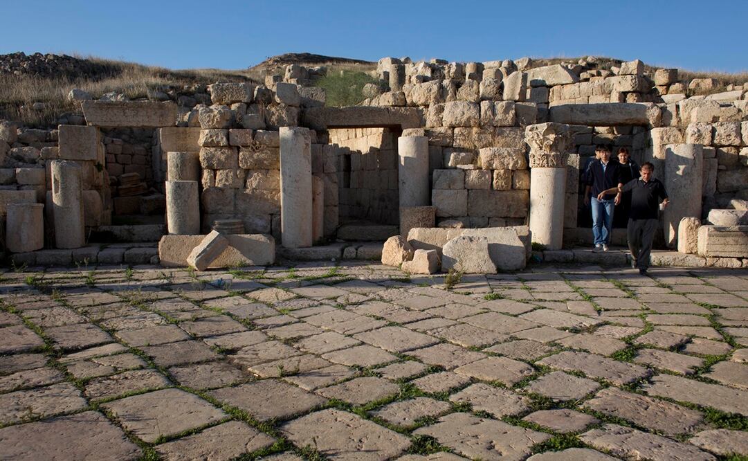 Las ruinas de Gerasa, el lugar donde apuñalaron a tres turistas mexicanos. Foto: Archivo