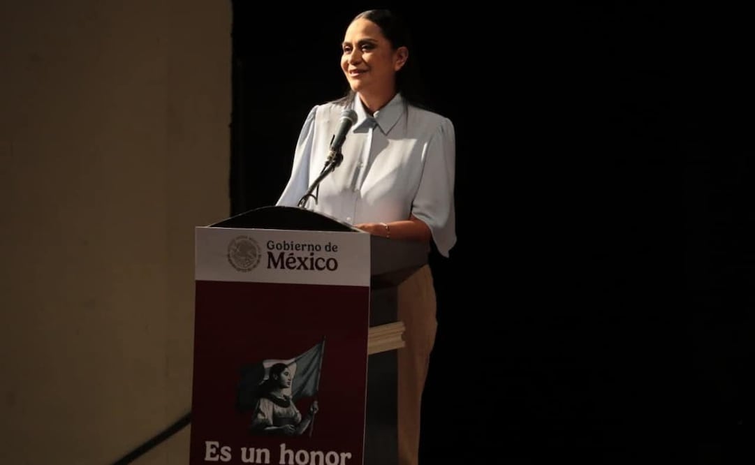 La secretaria de bienestar, Ariadna Montiel. Foto: Especial