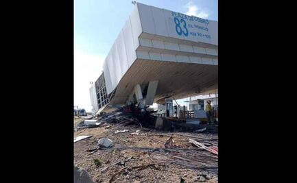 Tráiler impacta caseta federal en Tecate; hay una persona muerta y dos heridos 