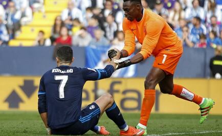 Real Madrid empata en Málaga; Cristiano Ronaldo falla penal