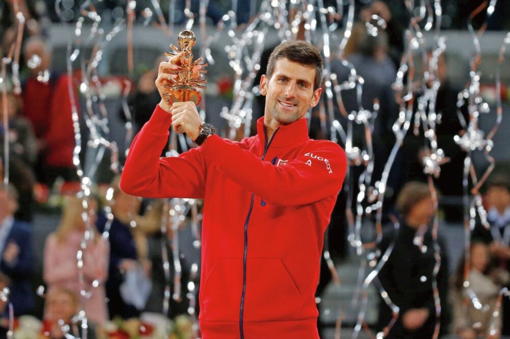 ‘No le’ doblegó al británico, en tres sets, en la arcilla de la Caja Mágica (PAUL HANNA. REUTERS)