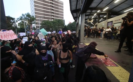 Cierran Metrobús Insurgentes hasta nuevo aviso tras marcha feminista
