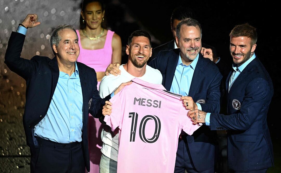 Lionel Messi fue presentado de manera oficial con Inter Miami / Foto: AFP
