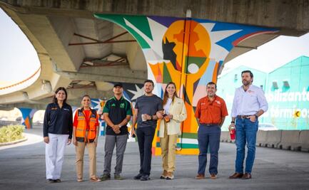 Nuevo León presenta mural rumbo al Mundial 2026; obra “Sueño de niñez” forma parte del Corredor FIFA en Guadalupe