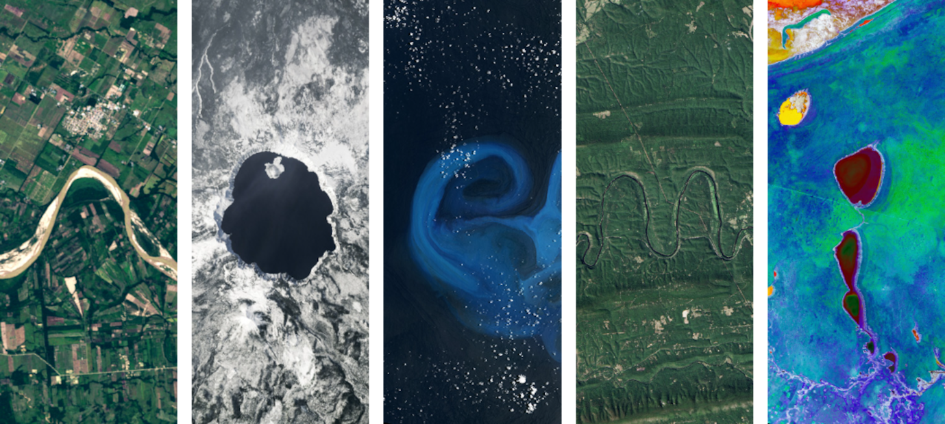 La agencia espacial estadounidense lanzó una plataforma interactiva para deletrear tu nombre con imágenes satelitales. Foto: NASA