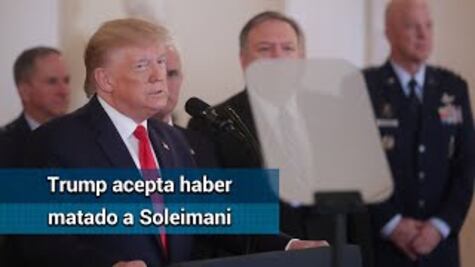 Donald Trump: "La muerte de Soleimani envió mensaje a terroristas"