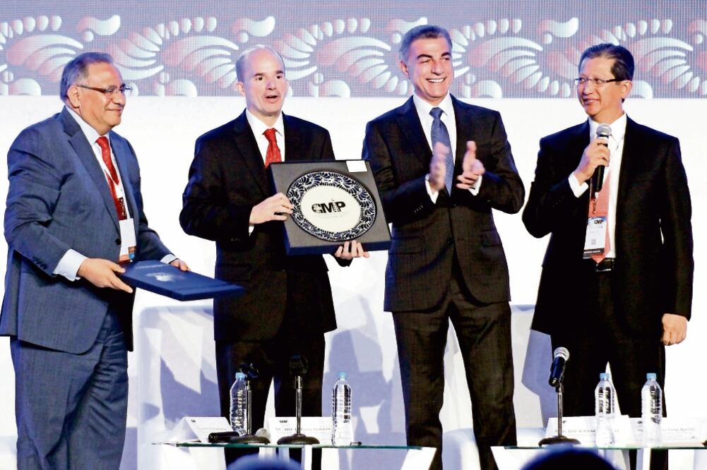 Durante el Congreso Mexicano del Petróleo 2017, José Antonio González, director de Pemex, dijo que en 2021 la plataforma de producción de la empresa será de 2 millones 200 mil barriles diarios. (HILDA RÍOS.CUARTOSCURO)