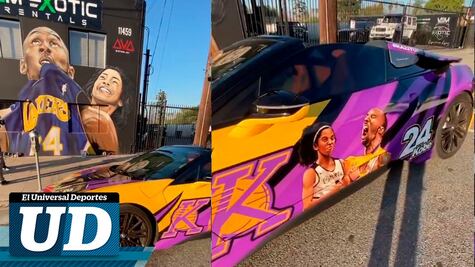 El lujoso auto en renta en homenaje a Kobe Bryant