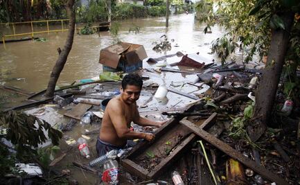 Depresión tropical "Hanna" causa estragos en Monterrey