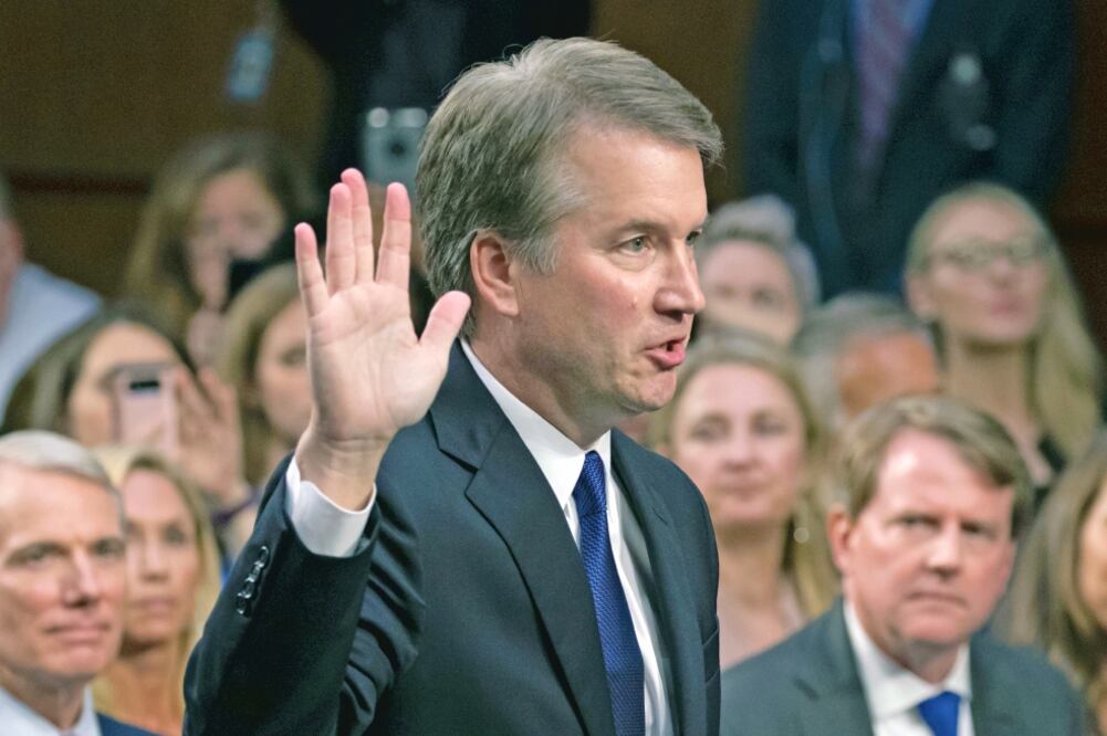 A pesar de que Kavanaugh insiste en su inocencia, los republicanos frenaron su carrera hacia la aprobación (J. SCOTT APPLEWHITE. AP)