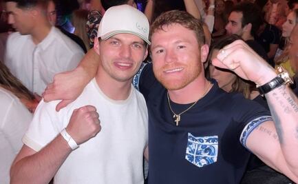 Canelo Álvarez y Max Verstappen disfrutan fiesta y tequila juntos