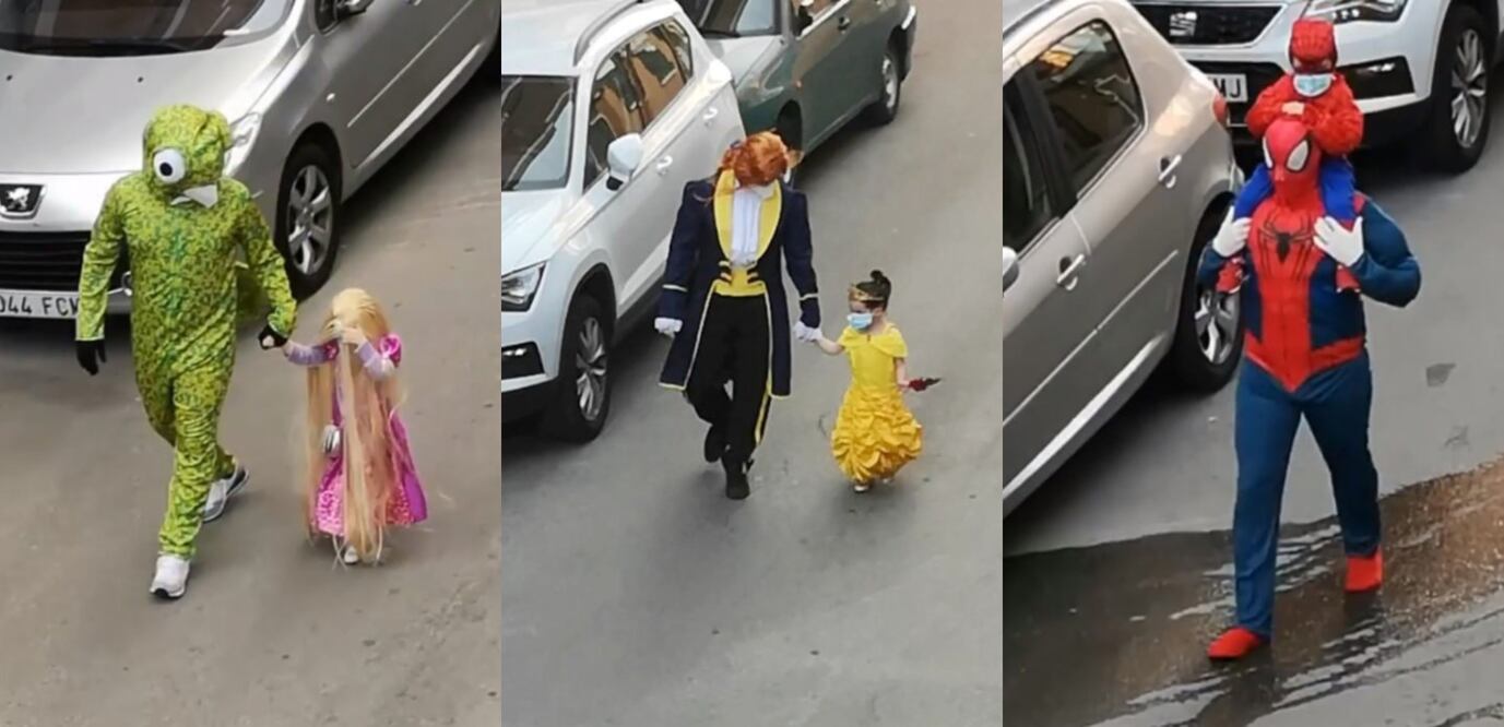 Jaime Coronel y su pequeña hija rompieron las redes sociales con todos sus looks en esta cuarentena. Fotos: Instagram (@jumi25702) 