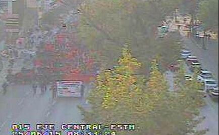 Bomberos avanzan sobre Fray Servando y Eje Central