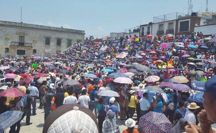 CNTE reúne a 10 mil en su apoyo en Oaxaca