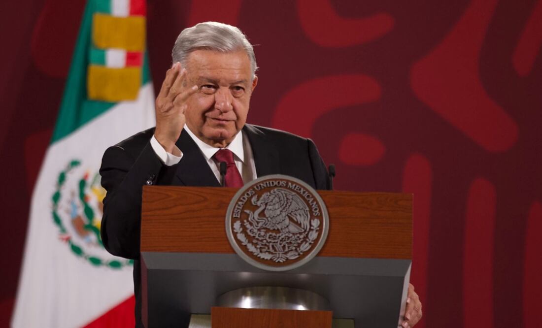 El presidente Andrés Manuel López Obrador llamó a que demandas de los estudiantes se resuelvan mediante el diálogo, sin protección a nadie y que no haya impunidad. Foto: Germán Espinosa