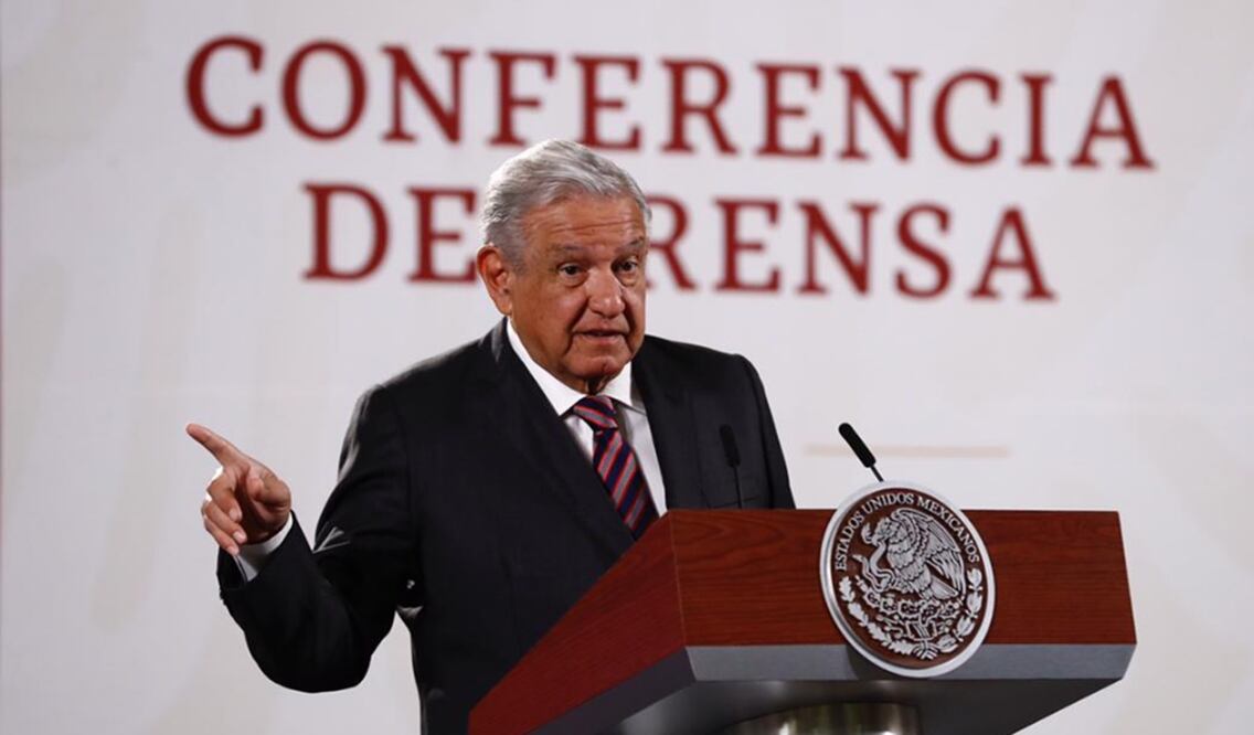 López Obrador aseguró que este viernes se podría reunir en Monterrey, Nuevo León, con los padres de Debanhi Susana Escobar Basaldúa. Foto: Diego Simón Sánchez