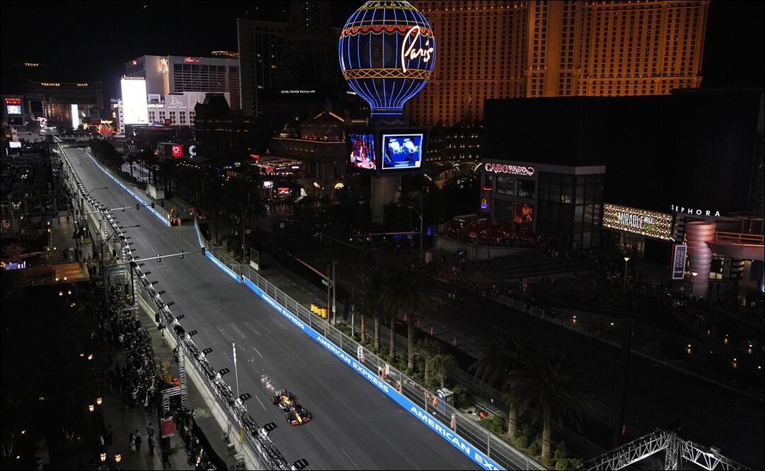 Las Vegas en semana de Fórmula 1 / Foto: AP