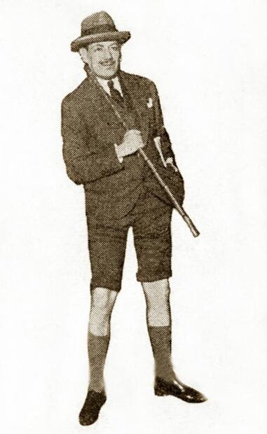 Los caballeros de los años 20 y sus pantalones cortos