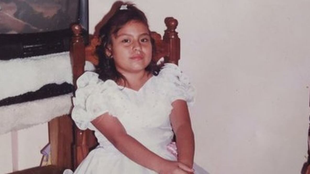 Paola Guzmán cuando tenía 11 años. Foto: Cortesía 