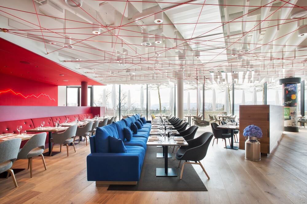 Rolf Sachs fue el encargado de ambientar Saltz, el restaurante del Grand Hotel Dolder, en Zurich