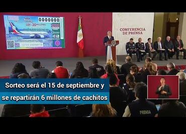 Avión presidencial sí se rifará: AMLO