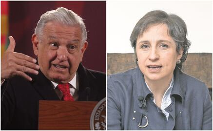 AMLO señala a Aristegui de participar en campaña en su contra; ella le responde