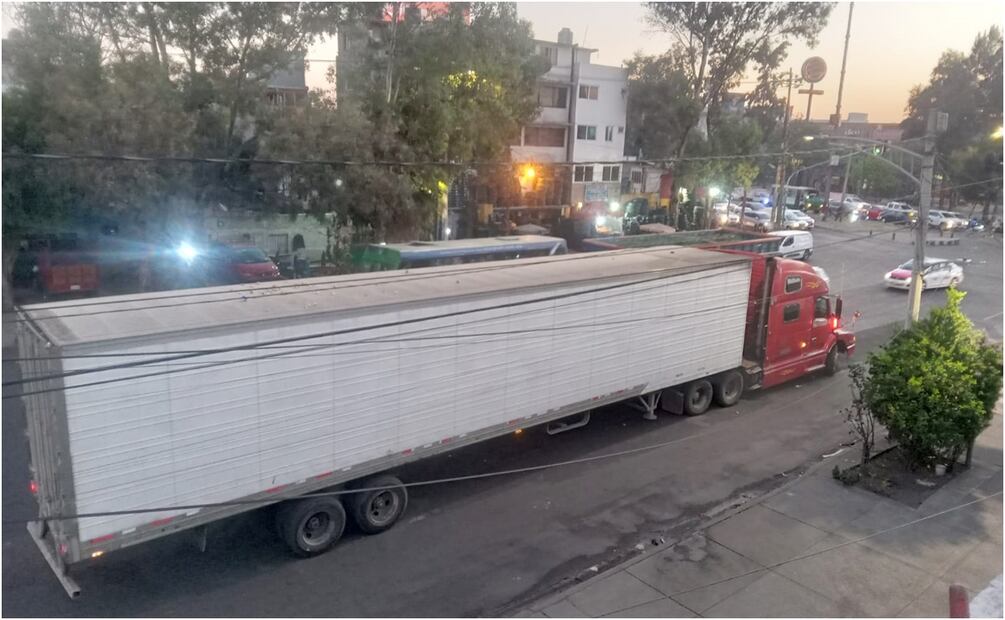 Camión descompuesto. Foto: Especial