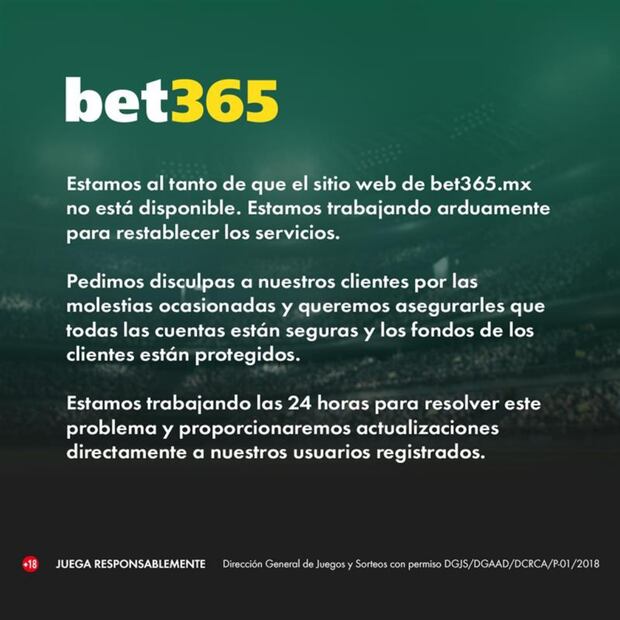 Pronunciamiento de Bet365 ante la inhabilitación de su plataforma digital. Foto: tomada de X @bet365mx